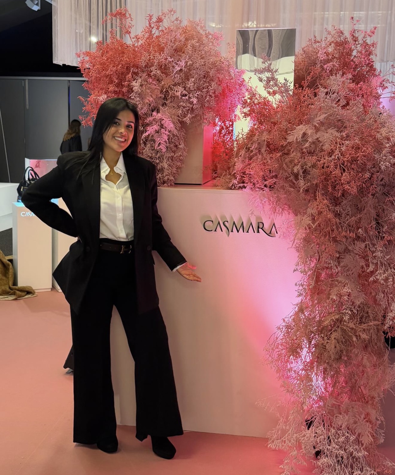 Alexandra Carbó en formación con la marca Casmara